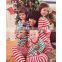Family christmas pajamas baby stripe boutique suit designs photo children clothing sets