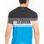BSCI Men's UPF Sublimation Printing t shirt cooler fabric 88% Polyester 12% Spandex Wholesale t shirts
