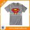 high quality sublimation print polyester superhero t shirt for men