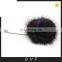 Hand made real mink fur brooch wholesale for lady decoration fur accessory