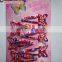 Flower Printing Hair Clips Butterfly Shape Wholesale hair accessories