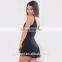 2015 Fashion style clothes for Women new design playsuit in black