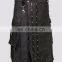 Wholesale Black Modern Gothic Fashion Denim Kilt