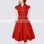Women's 1950s Cap Sleeve Swing Vintage Party & Office Dresses