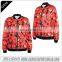 sublimated jacket 3d print men red wholesale