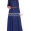 Latest Fahsion Dress Women Muslim Long Sleeve With Belt