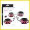 Dark Red Leather Wrist Cuffs, Sex Toy Doll