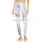 Fashionable sports wear digital print yoga wear pants workout pants