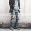 man import Custom ripped men denim jeans skinny stretch slim fit sexy men tight jeans