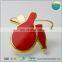 2016 Newest Custom Oval Shape Permanent Adhesive Metal Label For Handbag