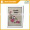 christmas embroidered greeting card with arts and crafts