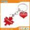 High quality hot sales souvenir gifts Canadian Flag Keychain