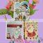 Kraft paper cut christmas gift cards greeting card