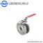 Stainless Steel 304/316 Wafer Type Casting Floating Flange Ball Valve