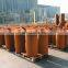 Modern Style Rusted Corten Steel Waste Bin For Project