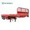 Triangle Axles Side Wall Cargo Grain Transport Semi Trailer