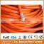 Hot sale! China factory directly orange color hose brass fittings PVC gas hose pipe for stove and oven use