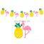 birthday party decorative felt banners and string bunting flag