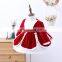 Autumn Winter Spanish Lolita Princess Velvet ball gown Dress Baby Girl Lace Stitching Birthday Party Christmas Easter