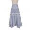 TWOTWINSTYLE Polka Dot High Waist Hit Color A Line Ruched Casual Skirt For Women 2020