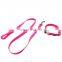 Nylon collar and leash set factory price dog collar and leash simple design and color