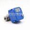 with manual operation dc3.6v 5V 12v 2wires 3wires brass SS304 dn15 dn25 female BSP NPT cwx 25s electric ball valve