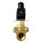 2W Series IP65 Normally Open Brass Body 12V/220V Air Water Gas Solenoid Valve