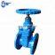 Chemical industry stainless steel disc ductile iron body soft seal gate valve