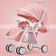 Cheap Baby Stroller Stainless Steel Frame Oxford Canopy Good Baby Pram