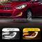 Carest 1Pair DRL For Hyundai Accent Solaris Verna 2010 2011 2012 2013 Daytime Running Light Fog Light cover Signal lamp