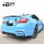 carbon fiber auto tuning car body for bmw M3 M4 with carbon fiber front rear diffuser spoiler side skirt