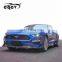 small auto tuning car body for ford mustang 2018 with carbon fiber front rear lip diffuser side skirts