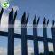 High security heavy duty steel palisade black galvanized ultra picket garrison fence