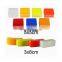 1/4Pcs New Square/Rectangle/Round Red/Blue/Orange/White/Yellow Auto Safety Reflector Tape Door Bumper Stickers Car Reflection