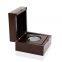 Luxury high-grade matte paint gold wooden coin box single wooden coin packing box