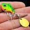 Long throw road sub-bait with sequins Rotating vibration VIB sequins submerged road sub-bait fishing gear spoon lure