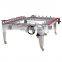 Manual silk screen stretch film rewinding wrapping price stretching machine