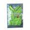 Top seal Custom printed zipper plastic 3 side sealed transparent packaging mylar bags for clothes underwear socks