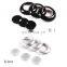 For Land Rover Defender 110 Car styling ABS Chrome Back row Head pillow Adjustment Button Cover TrimFor Defender Car Accessories