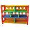 Children Furniture book shelf kids plastic furniture toy and book storage shelf type C for kindergarten for Living Room Storage