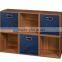 Non-woven Foldable Fabric Storage Bins Cubes drawers with 2 metal handles