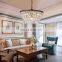 American living room lamp modern minimalist Nordic golden home bedroom dining room banquet hall antique iron crystal chandelier
