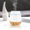 Essential Oil Diffuser Handmade Grass&White Oak Wood Aromatherapy Humidifier with Adjustable Mist Mode&Night Light