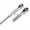 JRSGS stainless steel 304 316 rigging eye terminal wire rope fitting eye swage terminal for cable railing