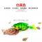 hard resin vibrating  trolling lures saltwater fishing lures artificial spinner blades for unpainted ice fishing lure
