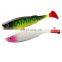 JOHNCOO 3pcs big game 100mm 11.5G Easy Shiner one up shad soft plastic lures fishing bait For Bass Pike Trout