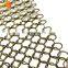 Architectural woven wire mesh ring mesh for hotel hall decoration
