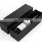 China Supplier Customized Print LOGO Black Luxury Cardboard Paper Packaging Gift Box Glass Bottle Paper Red Wine Packing Boxes
