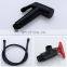Black toilet bidet spray hand held sprayer toilet faucet