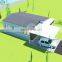 92sqm Hurricane Resistance Affordable Prefabricated Home 3 Bedrooms Concrete Compact House with Car Park in Tonga